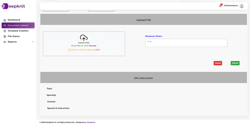 Document Upload