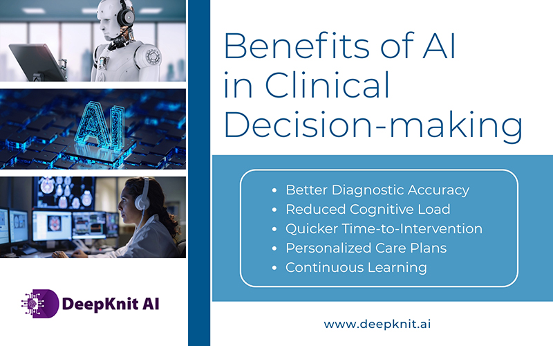 Benefits of AI  in Clinical Decision-Making