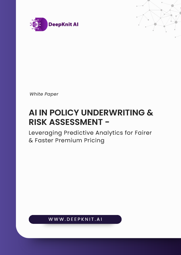 AI in Policy Underwriting and Risk Assessment AI in Policy Underwriting and Risk Assessment